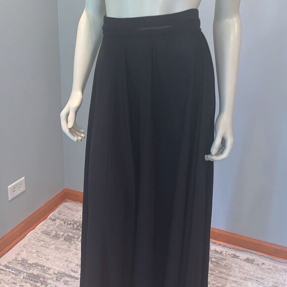 Vintage Black Maxi Skirt by Koret of California | Long Full Black Skirt | Label - Picture 2 of 15